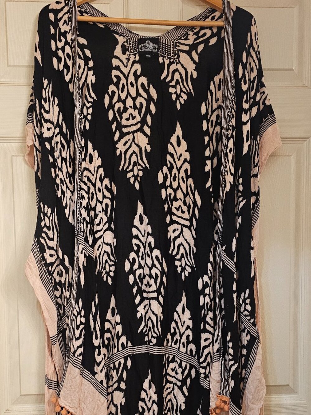 Angie - long draping open front shawl - one size